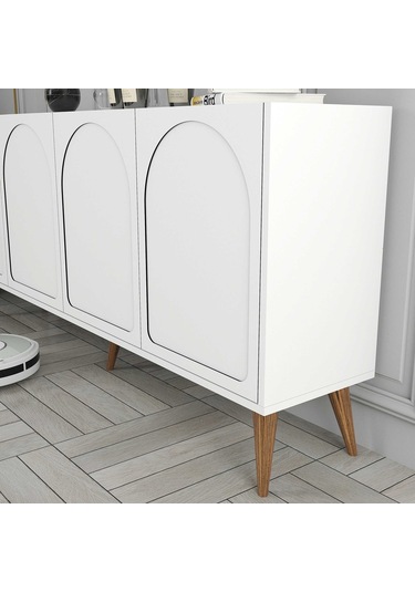 Variant Lyon Konsol - Beyaz / Ceviz