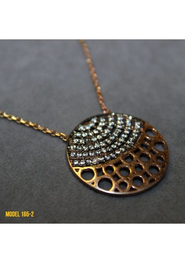 Osmanlı Motif Küçük Yuvarlak Kolye