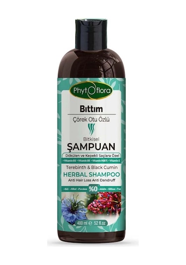 Phytoflora Bıttım Çörek Otu Özlü Bitkisel Şampuan 400 ML