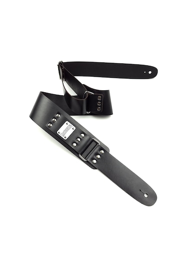 Leatherton Lt Loader Hakiki Deri Gitar Askısı Siyah