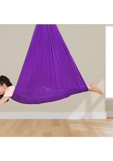Suntek Çocuk Salıncak Hamak Balkon Için Anti Tip Sandalye Mor