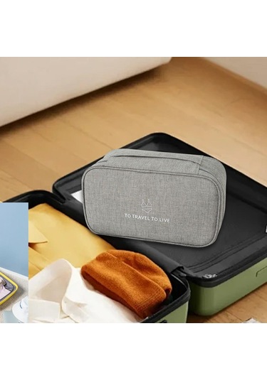 Suntek Sutyen Külot İç Organizatör Kılıfı Bagaj Gri