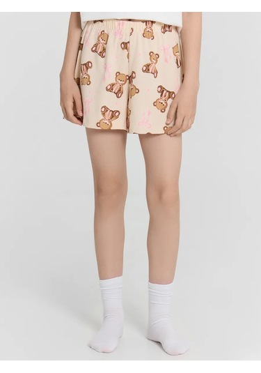 Mark Formelle Pamuklu Çocuk Pijama Takımı Şortlu 420753618 Beyaz