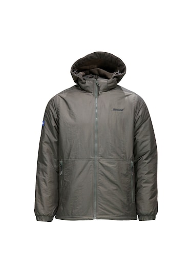 Erkek Kapitone Kapüşonlu Içi Peluşlu Haki Mont 001