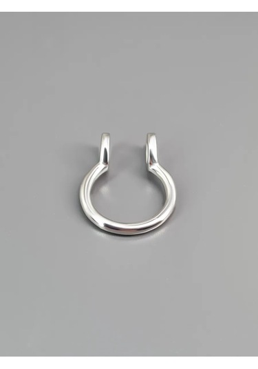 Markiz Burun Septum Piercing Taklidi 925 Ayar Gümüş Sahte 71439313 Gri