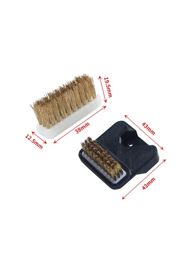 Qingmipy Prusa Mk3s/mk3 Uyumlu Bakır Aleti - 2 Adet 3d Yazıcı Nozzle Temizleme Fırçası Ve Vida Seti