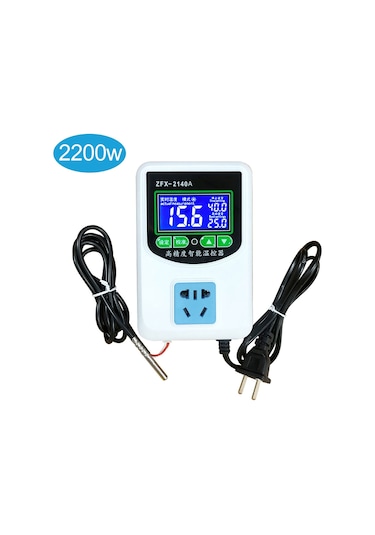 Gajeena Zfx-2140a Akıllı Dijital Termostat -45 C/+105 C Kontrol, 2200w Güç, Isıtma/soğutma Modu, Alarm Fonksiyonlu