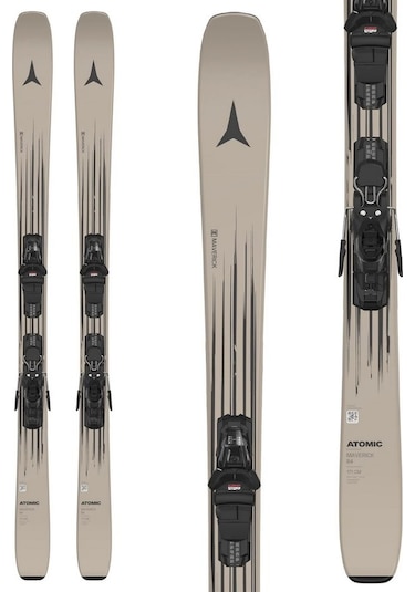 Atomic Maverick 84 R Skis + M10 Gw Bağlama Siyah - Gri