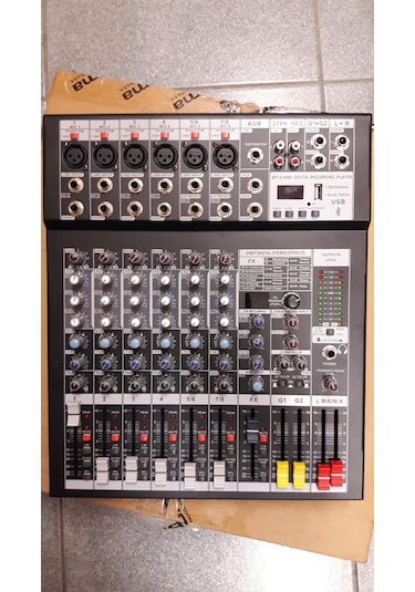 Biema Mx-08T 6 Kanal Profesyonel Efektli Deck Mixer