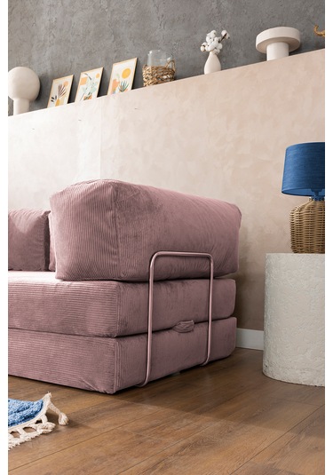 Argimo Godila Yatak Köşe Koltuk Pembe