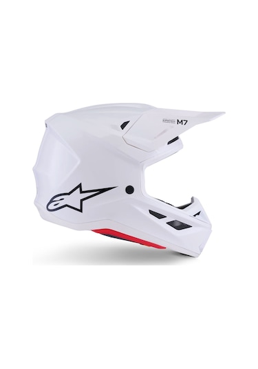 Alpinestars Sm7 Off-Road Cross Kaskı Beyaz