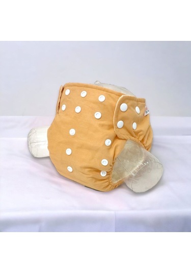 Baby Ybb Yıkanabilir Bebek Bezi Kavuniçi Renk Çıt Çıtlı 3kg-12kg Standart