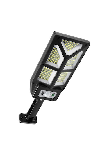 Sones Tg-ty100 196 Led Güneş Enerjili Açık İnsan Vücudu İndüksiyon Duvar Lambası Bahçe Çiti Sokak Lambası