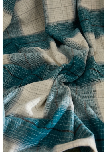 Karaca Home Flanel Throw Tv Battaniyesi Turkuaz