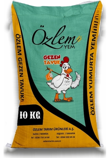 Özlem Yem Gezen Tavuk Yemi Pelet 10 Kg