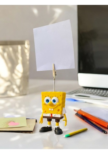 Sunger Bob Fotoğraf Not Tutacağı Hediyelik Not Tutucu Sarı