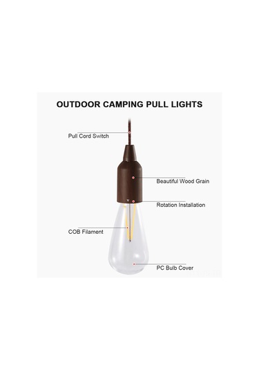 Jeemson Kampanya Retro Led Çekmeceli Işık, Cob Işık Kaynağı, 70lm Parlaklık, Ip44 Su Geçirmez, Abs+pc Malzeme, 3xaaa Pil Dahil Değil Çok Renkli