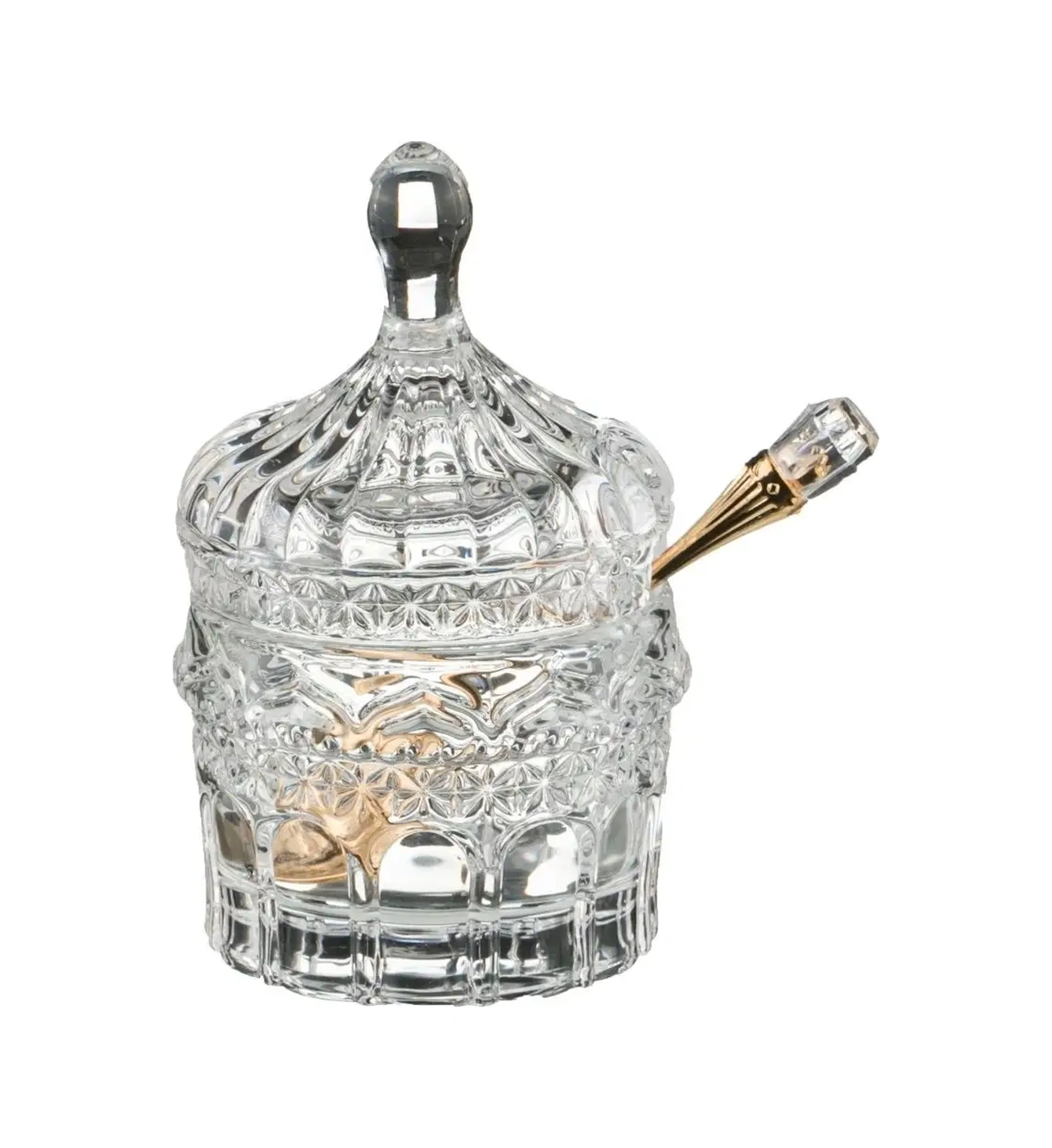 Lefard Kapaklı Ve Kaşıklı Cam "muza" 125 Ml İkra Tabağı 156402551 Beyaz