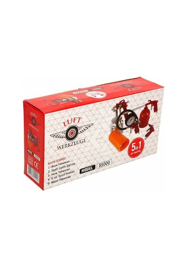 Luft S5000 Werkzeuge Havalı Alet Seti 5'li