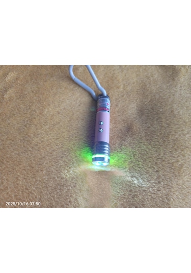 Mini Askılı Lazer El Feneri Flaşörlü Fener Lazer Normal Fener
