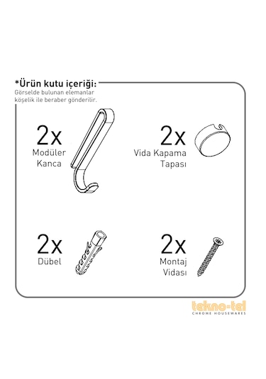 Teknotel Üç Katlı Kancalı Banyo Köşe Rafı Mat Siyah Es076H Siyah