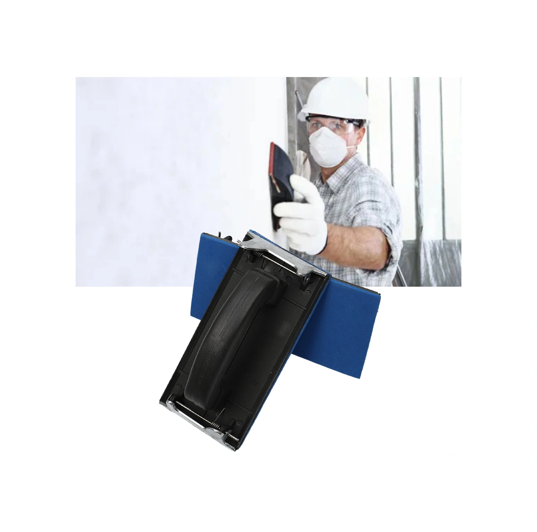 Folinda Plastik Zımpara Kağıdı Tutucu, Manuel Duvar Zımparalama Aleti, Verimli Yuvarlanma, Mobilya Ve Dekorasyon İçin