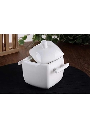 Porselen Şekerlik Kulplu 14,5-9,5-12,5 Cm Çok Renkli