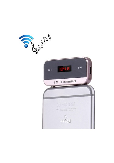 Tüm Akıllı Telefonlar İçin Eller Serbest Konuşma / Veri Yönetimi Fonksiyonlu Mini Araba Fm Verici Rose Gold