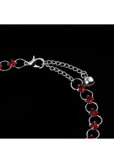 Dolıty 26.5cm Moda Çok Renkli Bohem Gümüş Kaplama Kırmızı Kırmızı