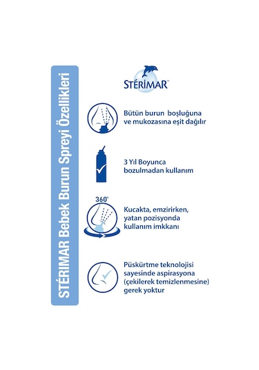Sterimar Baby Deniz Suyu Burun Sprey 50 ML