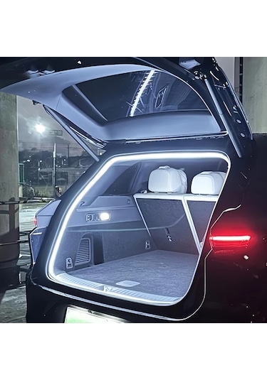 Fochsia 78.74 İnç Buz Mavisi Led Bagaj Aydınlatma Işık Şeridi Otomatik Sensörlü Tarama Işığı Suv Sedan Kamyon İçin