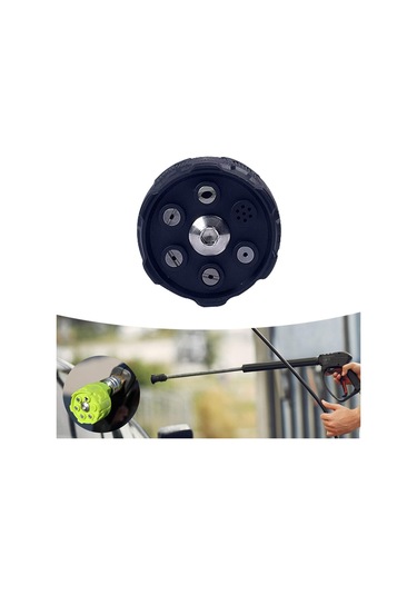 Suntek Yüksek Basınçlı Yıkayıcı Nozul 3600psı Siyah