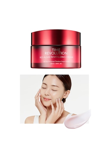Missha Time Revolution Red Algae Revitalizing Cream  oksidan İçerikli Krem 50 ML