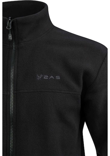 2as Chestert Erkek Tam Fermuarlı İnce Polar Sweatshırt Siyah 2aschestfbm24-0924 Siyah