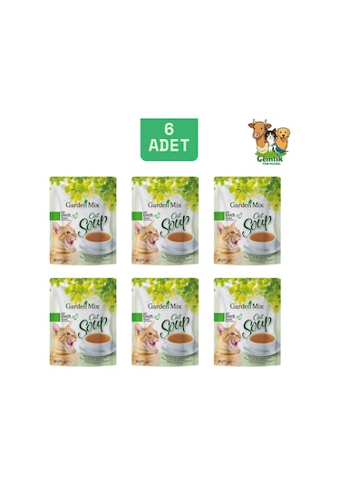 Gardenmix Ördekli Kedi Çorbası 40gr - 6 Adet