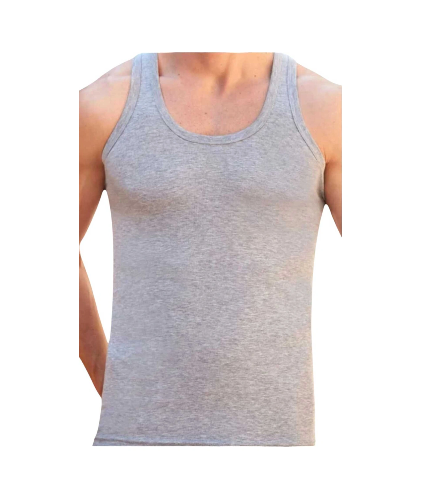 Tezzgelsin Erkek 10'lu Atlet Ve Boxer Takımı Ekonomik Paket Atlet Ve Boxer Set 5 Atlet 5 Boxer Gri - Siyah