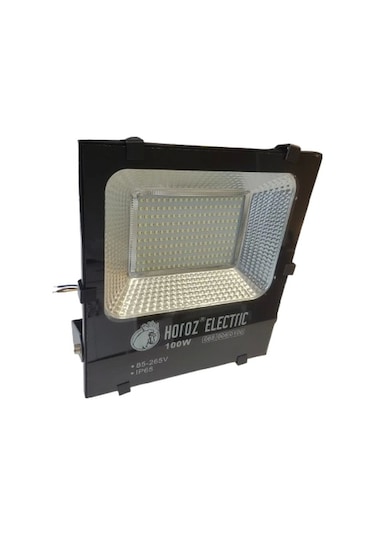 Horoz Leopar-100 100w Led Projektör Siyah 6400k Ip65 Çok Renkli