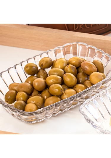 Porsima 0126 Maral 2'li Cam Kahvaltılık Tabak Seti 18 X 11,5 Cm