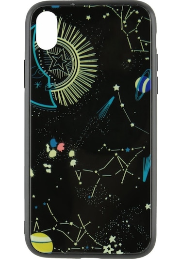 Nettech İphone Xr Uyumlu Desenli Fosfor Seri Arka Koruma