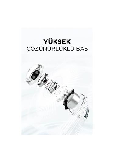 Lenovo Thinkplus Lp2 Pro Aı Tws Bluetooth V5.4 Dil Çevirici Hıfı Stereo Ses Kulaklığı