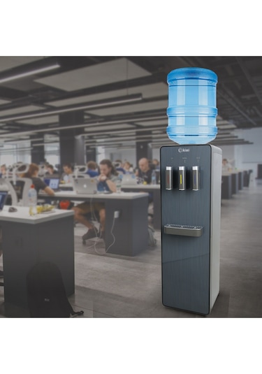 Kiwi Kwp-8556 Paslanmaz Çelik Depolu Su Sebili - Sıcak, Soğuk, Ilık