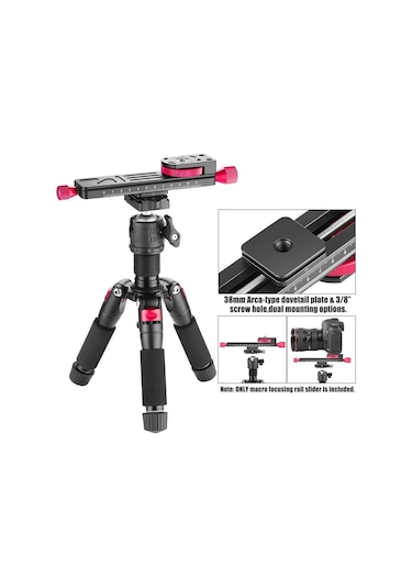 Andoer W-160 Makro Fotoğraf Tripod Başlığı
