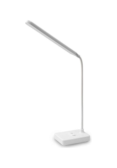 Dekoratif Dokunmatik D1901 Şarjlı 58cm Led Masa Lambası Beyaz