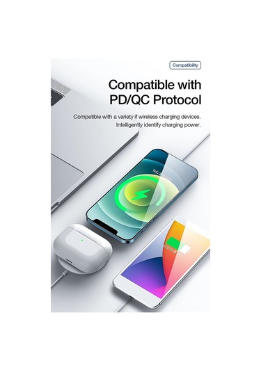 Honmex iPhone Uyumlu 12 Serisi İçin 15w Hızlı Şarj, Magsafe Manyetik Kablosuz Şarj Cihazı, Taşınabilir Ve Güvenli Kullanım