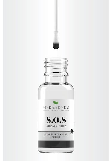 Herbaderm Sos Siyah Nokta Oluşumuna Karşı Cilt Bakım Serumu 20 ML
