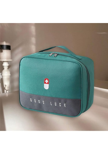 Suntek İlk Yardım Çantası Saklama Yürüyüş Için Yeşil-l