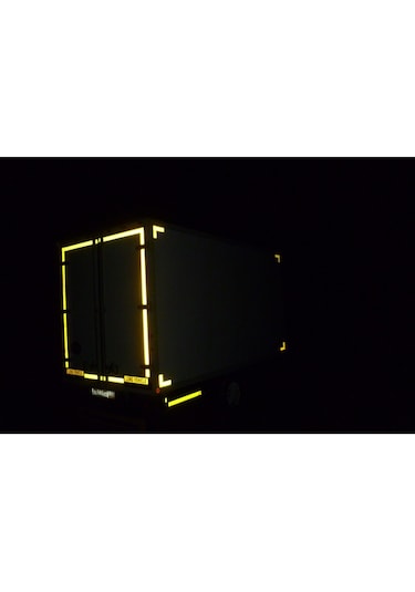 Tüvtürk Reflektörlü Reflektif Fosforlu Şerit Bant Bandı 50 Mt 444675875