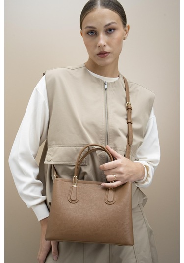 Matthew Cox Byn2280 Kadın Omuz & Kol Çantası Vizon