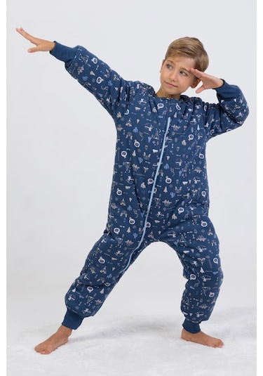 Erkek Çocuk Kalın Elyaf Dolgulu Premium Kalite 2.5 Tog Desenli Uyku Tulumu-koyu Lacivert Koyu Lacivert Erkek Çocuk Kalın Elyaf Dolgulu Premium Kalite 2.5 Tog Desenli Uyku Tulumu-koyu Lacivert Koyu Lacivert