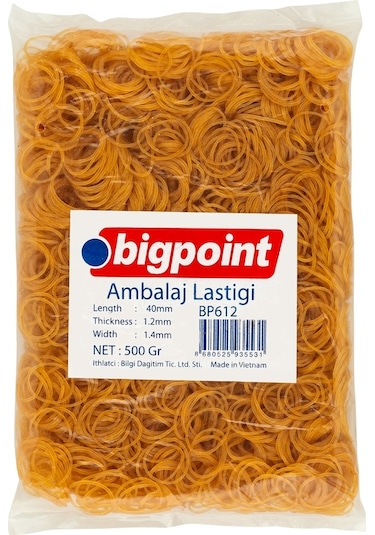 Bigpoint Mini Ambalaj Lastiği 500 Gram %100 Kauçuk